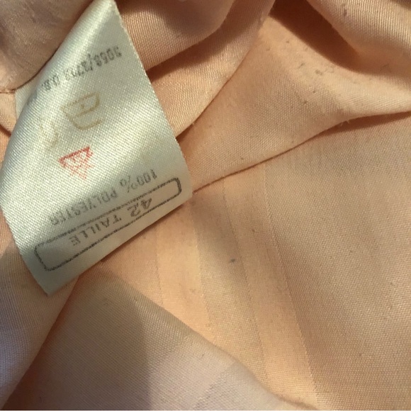 Vintage peach and lace full length nightgown - Picture 5 of 7